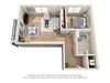 1 BR - Unit D